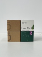 Diffuseur de Pierres Aromatiques en Rocher de Lave Bio avec Impression de Logo Personnalisée et Boîte Colorée pour Huiles Essentielles