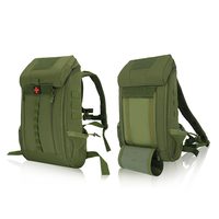 Sac à dos médical tactique d'assaut avec pochettes amovibles, système Molle, sac à dos de survie en camping, trousse de premiers soins d'urgence