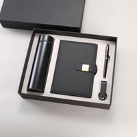 Ensemble cadeau de carnet A5 personnalisé de haute qualité avec boîte cadeau et stylos, carnet personnalisé avec logo USB