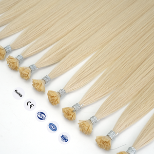 Qualità Premium Russa # 60 <span class=keywords><strong>Extension</strong></span> <span class=keywords><strong>per</strong></span> <span class=keywords><strong>Capelli</strong></span> Biondo Platino con Punta a K, <span class=keywords><strong>Extension</strong></span> <span class=keywords><strong>per</strong></span> <span class=keywords><strong>Capelli</strong></span> Umani Biondo Cenere Pulito con Punta a U <span class=keywords><strong>per</strong></span> Uso Professionale da Salone - Product Image 4