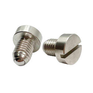 Pistón de resorte de acero inoxidable/al carbono 815 con rosca, base de pistón de resorte con ranura, pistón de bola en miniatura - Product Image 2