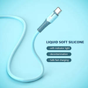 Câble USB Type-C AWELL 5A à charge rapide PD QC3.0, <span class=keywords><strong>prise</strong></span> US EU, blindage tressé fin, pour <span class=keywords><strong>iPhone</strong></span>, iPad, Macbook, voyage avec emballage - Product Image 6