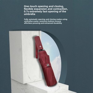 <span class=keywords><strong>Parapluie</strong></span> publicitaire pliant en trois sections, coupe-vent, automatique, en fer et vinyle, personnalisable avec logo, pour <span class=keywords><strong>homme</strong></span>, idéal comme cadeau d'affaires - Product Image 4