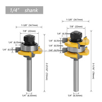 Fraiseuses en carbure personnalisables de 6 mm avec revêtement en poudre, 2 cannelures, 10 pièces, MOQ, support ODM et OEM