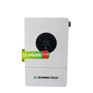 5kw 10kw 100ah 200ah 충전식 48 볼트 태양열 배터리 가정용 에너지 저장 리튬 이온 배터리