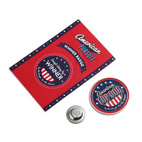 Pin de Solapa Magnético Personalizado con Logotipo, Insignia de Aniversario con Nombre y Letra, Pin de Esmalte Suave Epoxi, Imán Personalizado