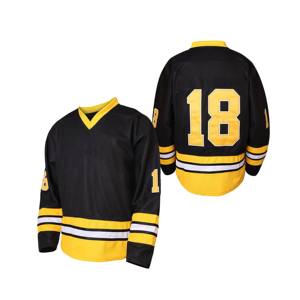 เสื้อเจอร์ซีย์ฮ็อกกี้น้ำแข็งโพลีเอสเตอร์100% ชุดยูนิฟอร์มระบายอากาศปักชื่อทีมท T02ทัสต้าแห้งเร็วสำหรับทั้งชายและหญิง - Product Image 3