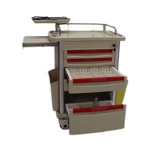 होशे एब्स आपातकालीन ट्रॉली अस्पताल आपातकालीन गाड़ी चिकित्सा उपचार अस्पताल प्लास्टिक दराज चिकित्सा उपचार अस्पताल प्लास्टिक दराज ट्रॉली - Product Image 1