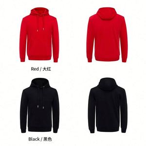 Diseño de Logotipo Personalizado, Diseño en Blanco para Publicidad, Uniforme de Trabajo en Equipo, Uniforme Unisex para Personal de Empresa, Sudadera con Capucha Informal de Algodón - Product Image 4