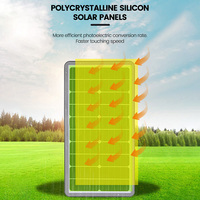 Lampe solaire LED tout-en-un pour extérieur, haute luminosité, économie d'énergie, 1800W, 2400W, 3600W, étanche