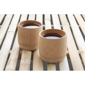 Tazza in bambù fatta a mano, gadget ecologici - Product Image 1