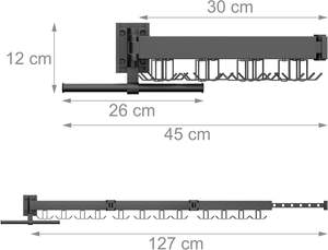 Tendedero de Ropa Plegable de Alta Calidad, Tendedero de Ropa Montado en la Pared, Tendedero de Ropa Retráctil para Colgar Ropa - Product Image 2
