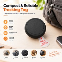 Traceur intelligent GPS BLE étanche LBS pour véhicules, sans carte SIM requise, compatible Android et iOS, avec garantie d'un an