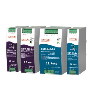IWKJ WDR 24V แหล่งจ่ายไฟราง DIN 75W/120W ระบบระบายความร้อนอัตโนมัติ แหล่งจ่ายไฟแบบสวิตชิ่งเอาต์พุตเดี่ยว - Product Image 2