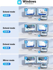 USB C/một bộ chuyển đổi màn hình kép, hỗ trợ MacOS 10.15 trở lên, Windows 10, 11, bộ chuyển đổi <span class=keywords><strong>HDMI</strong></span> kép cho MacBook Pro Air M1 M2 - Product Image 4
