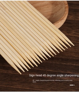 Brochetas <span class=keywords><strong>de</strong></span> Bambú Biodegradables Desechables <span class=keywords><strong>de</strong></span> Alta Calidad <span class=keywords><strong>de</strong></span> 5.0mm*35cm Resistentes al Calor para Barbacoa <span class=keywords><strong>de</strong></span> <span class=keywords><strong>Carne</strong></span> - Product Image 6