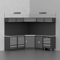 Coffre à outils industriel OEM personnalisé, système de rangement modulaire à tiroirs, établi mobile, construction en acier laminé à froid, capacité de charge de 500 kg