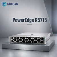 Server Rack DELL PowerEdge R5715 2U per Uffici SMB e Web Hosting, Server per Compiti Informatici Stabili