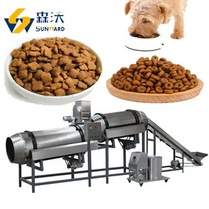 बहु समारोह 100-150kg/एच पालतू बिल्ली कुत्ते पशु खाद्य बनाने की मशीन अस्थायी मछली फ़ीड गोली उत्पादन