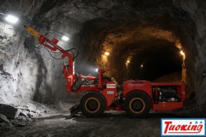 เครื่องสกัดหินใต้ดิน TuoXing TP-104 รุ่น High Reach สำหรับเหมืองทองคำซินาโลอา ประสิทธิภาพสูงในการสกัดหินและทำลายหิน - Product Image 3