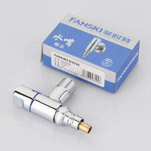 Válvulas Angulares de Latón FANSKI con Manija de ABS, Grifos para Lavadora, Ahorro de Espacio, Sellado Automático de Agua, Uso en Hoteles, Moderno y Fácil - Product Image 3