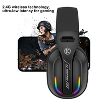 Casque de jeu sans fil à réduction de bruit le plus vendu avec microphone Casque de jeu Casque