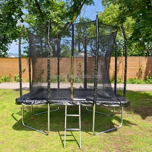 <span class=keywords><strong>Trampoline</strong></span> de jardin rectangulaire professionnel Zoshine de haute qualité pour enfants, vente en gros à prix abordable, directement de l'usine - Product Image 4