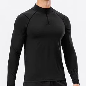 Disponibile Maglia Sportiva a Maniche Lunghe con Zip a Quarto, Personalizzabile, in Poliestere di Alta Qualità, per Allenamento, Corsa e Fitness, Taglia M - Product Image 3