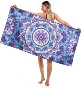 Summer <b>Beach</b> <b>Towels</b> Fashion Eco-Friendly Quick-Dry Sand-Free Strong Absorbency <b>Large</b> Microfibre <b>Towel</b> Custom Logo Print - Product Image 2