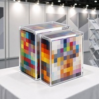 Étui de protection personnalisé en acrylique pour cartes à collectionner, épais, étanche et haute transparence, pour présentation sur étagère et collection à domicile