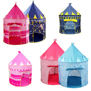 YWSP-CE001 tente de château rose de maison de jeu de princesse d'installation facile pour des enfants d'enfants - Product Image 6