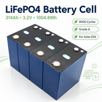 Baterai Lithium Ion Pristic Lishen 314Ah 3.2V 1004.8Wh Lifepo4 314ah Sistem Penyimpanan Energi Baterai Inverter untuk Rumah