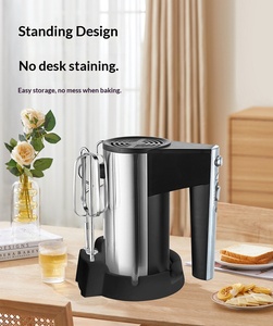 Batteur Électrique Silencieux Multifonctionnel 5 Vitesses CX-6629 - Fouets en Acier Inoxydable pour <span class=keywords><strong>la</strong></span> Pâtisserie Maison, <span class=keywords><strong>la</strong></span> Préparation de Gâteaux et <span class=keywords><strong>la</strong></span> Fouettée de Crème - Product Image 5