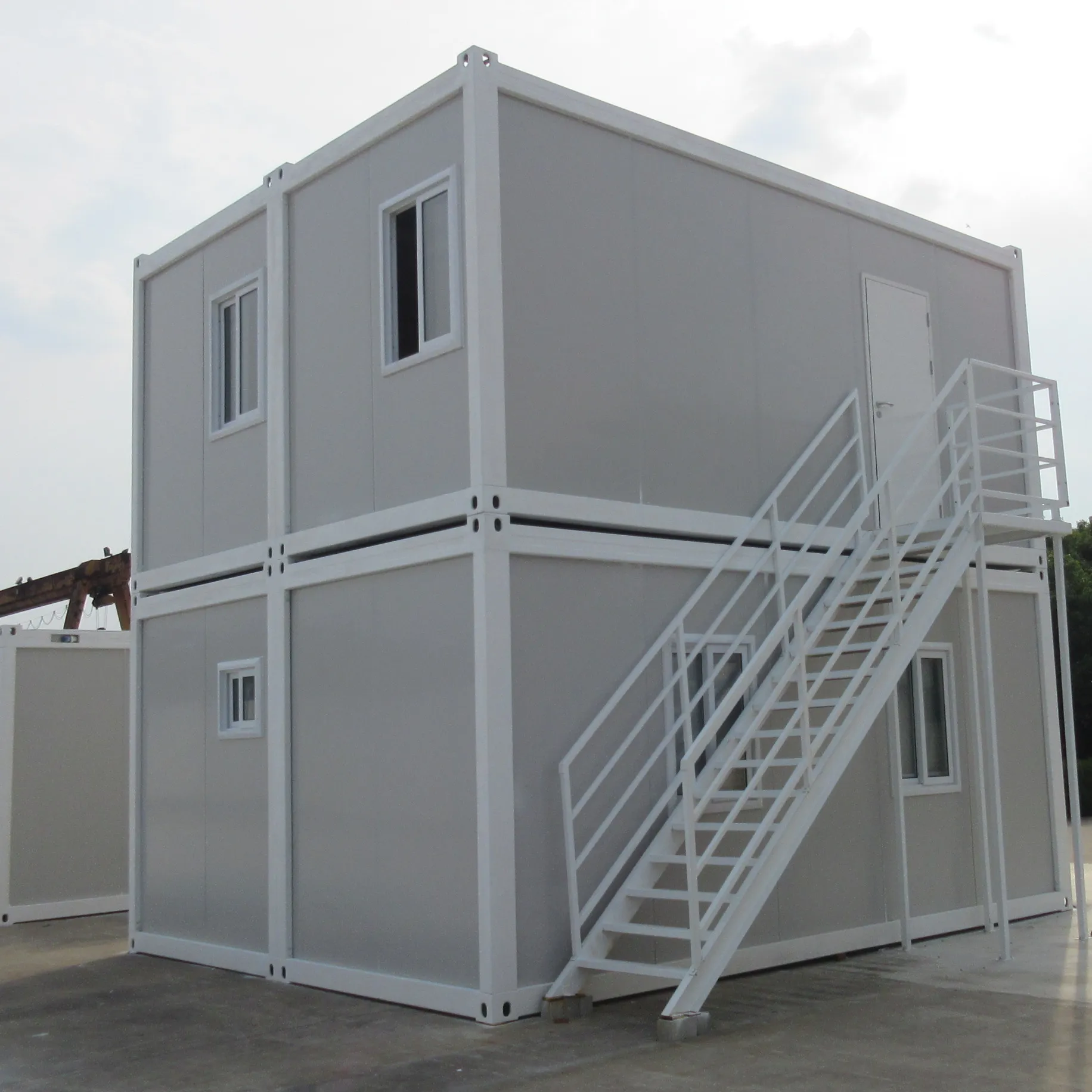 Casa de recipiente minúsculo mais barato 20ft isolado recipiente casa kit pré-fabricado modular casa para venda
