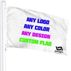 Wholesale Manufacturers Custom Outdoor Double Single Sided Flag All Countries Sports Sublimation Polyester Flags