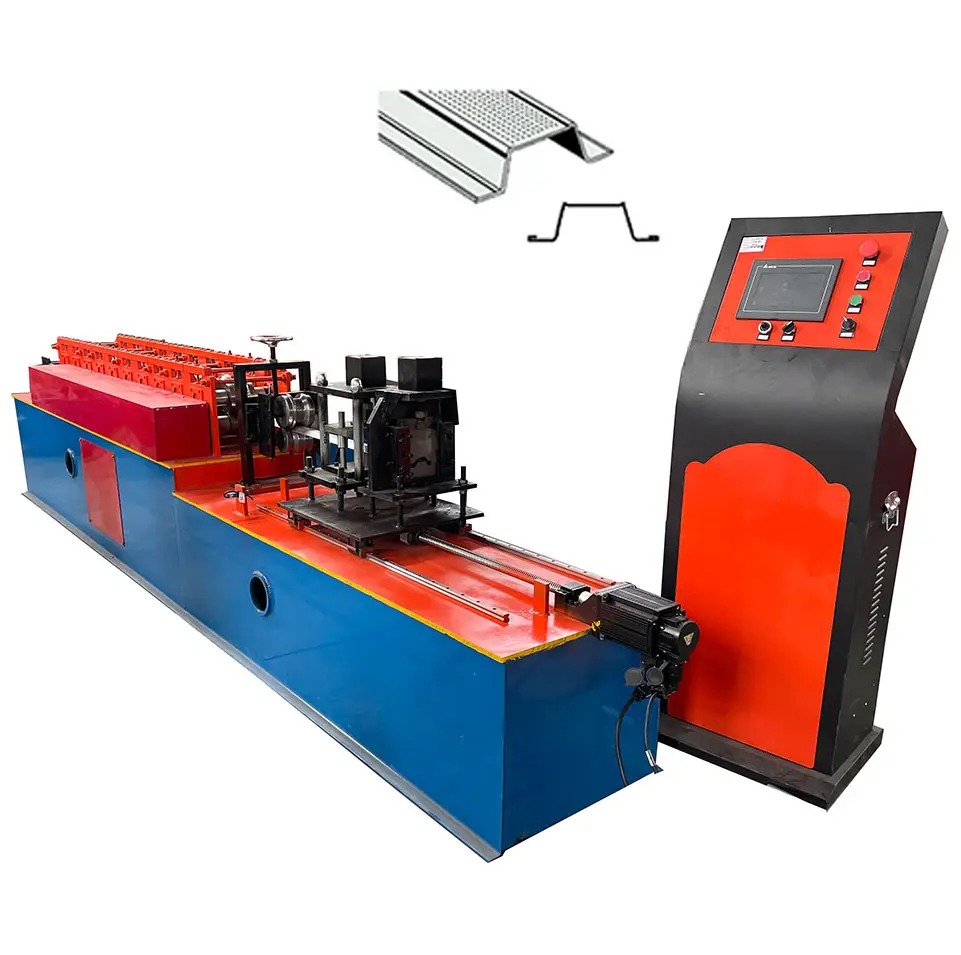 Profile Ceiling Keel Forming Machine Metal Furring Channel Stamping Machinery For Omega Profiles Equipment Price
