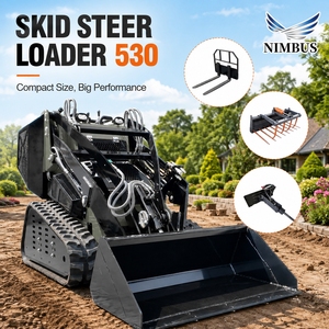 รถตักล้อยางขนาดเล็ก NIMBUS <span class=keywords><strong>ราคา</strong></span>ประหยัด แรงทรงพลัง ตัวถังกะทัดรัด เหมาะสำหรับงานในพื้นที่แคบ - Product Image 1