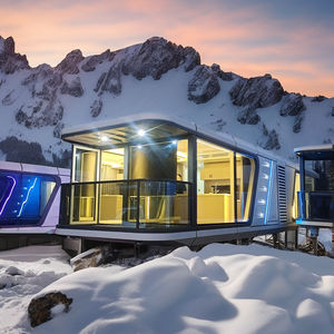 Cabaña Modular K70 Space Capsule con Balcón e Instalación Interior Completa para Proyectos <span class=keywords><strong>de</strong></span> Vacaciones y Alquiler en Resorts <span class=keywords><strong>de</strong></span> Alta Gama - Product Image 2