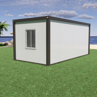 Panneaux sandwich préfabriqués modernes, conteneur de stockage détachable avec porte à enroulement pour entrepôt et garage