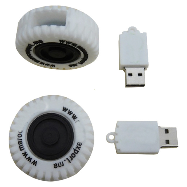 Custom Made 3d White Tire Usb Drive 4gb 8gb 16gb