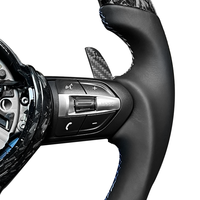 Volant en fibre de carbone forgé sur mesure avec LED pour BMW F10 F20 F22 F30 F34 F82 E70 E82 E88 E90 E92 E93