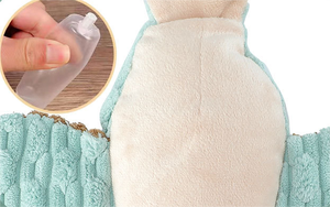 Elastic cepet elastik ördek köpek peluş oyuncaklar nane yeşil parmak çanta streç köpek gıcırtılı oyuncaklar interaktif ses diş taşlama köpek oyuncaklar - Product Image 3