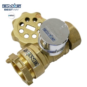 Bmag Lưu lượng nước hướng hiển thị Bestway bằng sáng chế tùy chỉnh từ khóa Brass bóng van nước van khóa van - Product Image 1