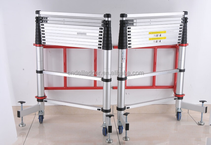 ladder bench folding telescopic aluminum