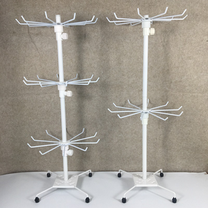 Metal 3 katmanlı dönen küçük Stand rafı cep telefonu zinciri takı mağazası vitrin rafı - Product Image 1