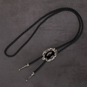 Европейское, американское, унисекс, длинное винтажное бирюзовое ожерелье с подвеской в форме цветка, золотого сплава, в форме бабочки, Модные Цепочки - Product Image 3