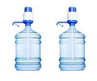 Pompe manuelle de bureau pour grande bouteille d'eau, mini-distributeur portable en plastique de 19 litres (20L, 5 gallons)