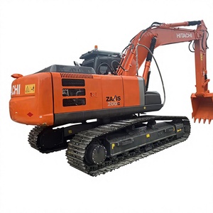 รถขุดตีนตะขาบฮิตาชิ รุ่น Zaxis 200g พร้อมปั๊มคาวาซากิและระบบควบคุม PLC น้ำหนักใช้งาน 20 ตัน พร้อมบุ้งกี๋ขุด - Product Image 1