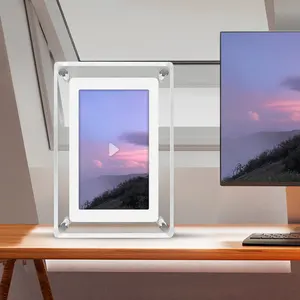 5 Inch IPS 4GB Digital Photo Frame Video Download Advertising Player Digital Signage Display Electronic Display With Battery