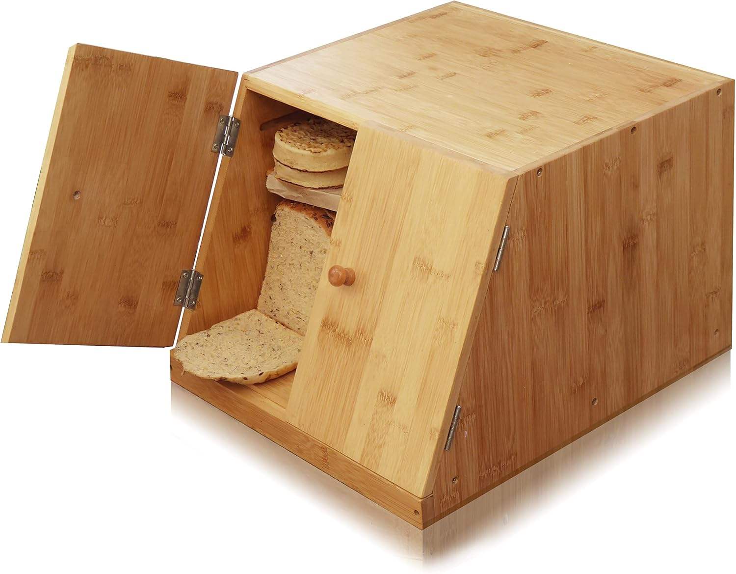 bread box with door